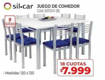 Naldo Lombardi Sil-car Juego De Comedor oferta