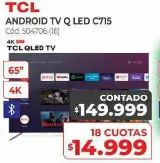 Naldo Lombardi Tcl Android Tv Qled C715 oferta