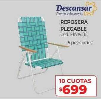 Naldo Lombardi Descansar Reposera Plegable oferta