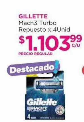Punto de Salud Gillette Mach3 Turbo Repuesto oferta