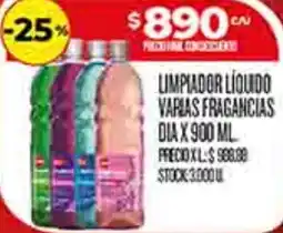 Supermercados DIA Dia limpiador líquido varias fragancias oferta