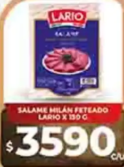 Supermercados DIA Lario salame milan feteado oferta