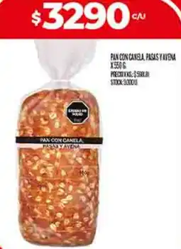 Supermercados DIA Pan con canela hasas yavena oferta