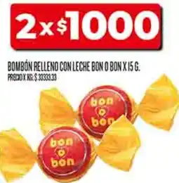 Supermercados DIA Bon o bon bombón relleno con leche oferta