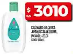 Supermercados DIA Johnson's baby colonia fresca caricia oferta