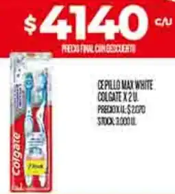 Supermercados DIA Colgate cepillo max white oferta
