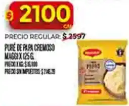 Supermercados DIA Maggi pure de papa cremoso oferta