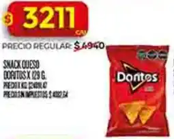 Supermercados DIA Dontes snack queso oferta