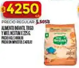 Supermercados DIA Nestum alimento infantil trigo y miel oferta
