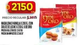 Supermercados DIA 9 de oro madallenas/vanilla oferta