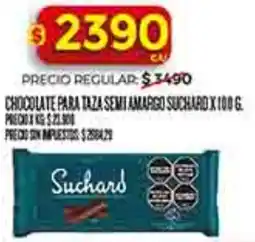Supermercados DIA Suchard chocolate para taza semi amargo oferta
