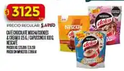 Supermercados DIA Nescafé café chocolate mocha coomes &cream oferta