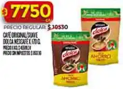 Supermercados DIA Nescafé café original/suave dolca oferta