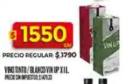 Supermercados DIA Vin up vino tinto/blanco oferta