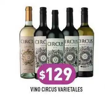 Supermercados Zeta Circus Vino Varietales oferta