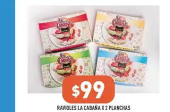 Supermercados Zeta La Cabaña Ravioles X 2 Planchas oferta