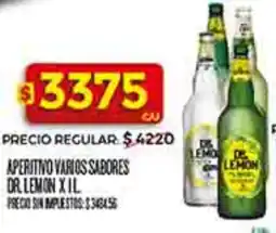 Supermercados DIA Dr lemon aperitivo varios sabores oferta