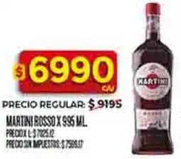 Supermercados DIA Martini rosso oferta