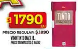 Supermercados DIA Dia vino tinto oferta