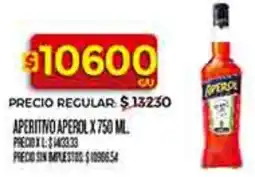 Supermercados DIA Aperol aperitivo oferta
