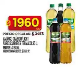 Supermercados DIA Terma amargo clásico/light varios sabores oferta