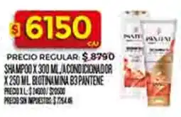 Supermercados DIA Pantene biotinamina 83 shampoo/condicionador oferta