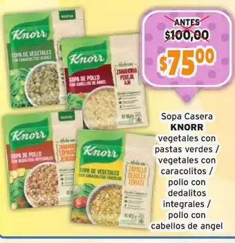 Unico Supermercados Knorr Sopa Casera oferta