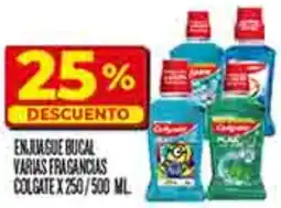 Supermercados DIA Colgate enjuague bucal varias fragancias oferta