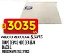 Supermercados DIA Dia trapo de piso nido de abeja oferta