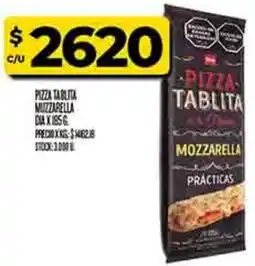 Supermercados DIA Dia pizza tablita mozzarella oferta