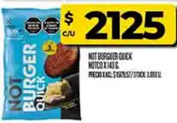 Supermercados DIA Not burger quick oferta