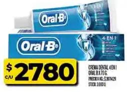 Supermercados DIA Oral-B crema dental 4 en 1 oferta