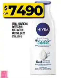 Supermercados DIA Nivea crema hidratacion express seni oferta