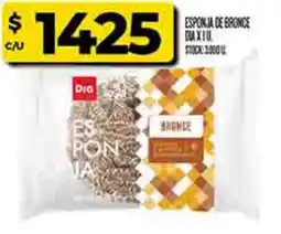 Supermercados DIA Dia esponja de bronce oferta