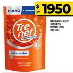 Supermercados DIA Trenet outamanchas en polvo oferta