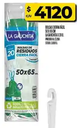 Supermercados DIA La gauchita bolsas bolsas cierra fácil oferta