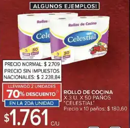 Carrefour Market Celestial rollo de cocina oferta