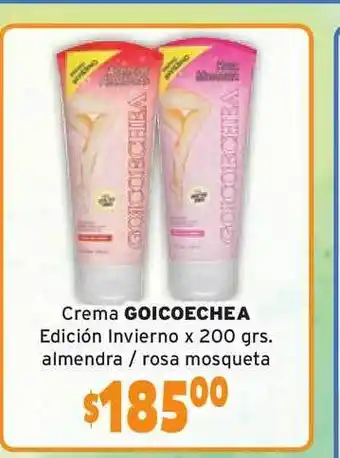 Goicoechea Crema Edición Invierno X 200grs. Almendra - Rosa Mosqueta