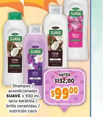 Unico Supermercados Suave Shampoo - Acondicionador X 930Ml. oferta