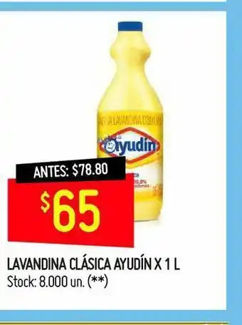 Changomas Lavandina clásica ayudín x 1 l oferta