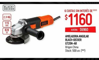 Changomas Amoladora angular black+decker oferta