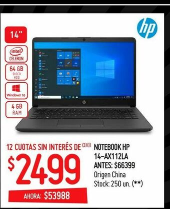 Changomas Notebook hp oferta