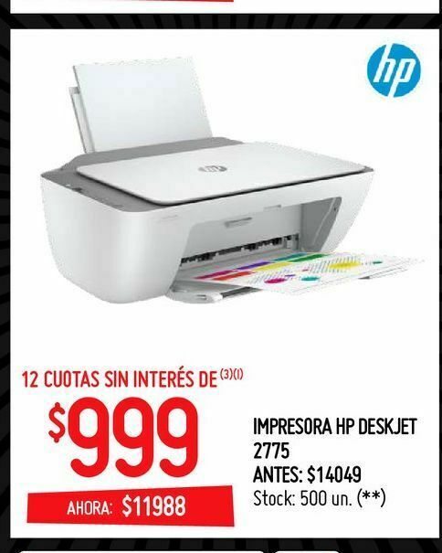 Impresora hp deskjet oferta en Changomas