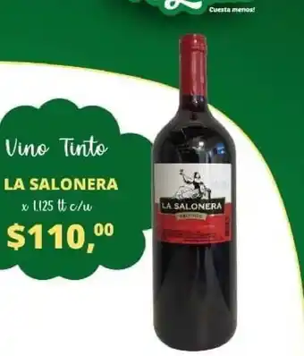 Supermercados A Granel La Salonera Vino Tinto 1.125tt c/u oferta