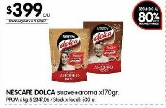 Disco Cafe nescafé dolca 170g oferta