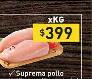 Supermercados Aiello Suprema Pollo oferta