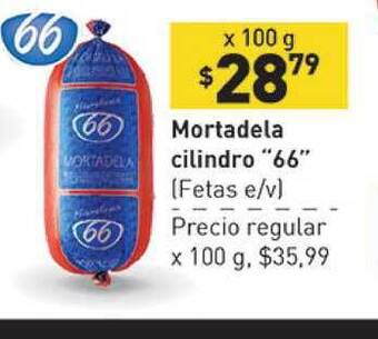 Supermercados Aiello Mortadela Cilindro "66" oferta