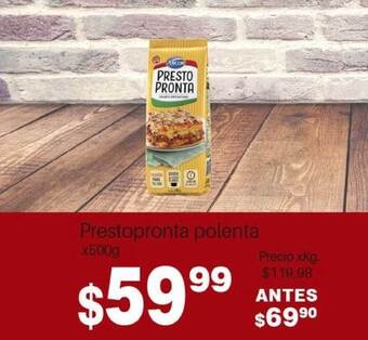 El Abastecedor Prestopronta Polenta X500g oferta