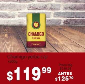 El Abastecedor Chamigo Yerba C-p x 500g oferta