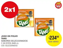 Atomo Conviene Tang jugo en polvo sabores seleccionados oferta